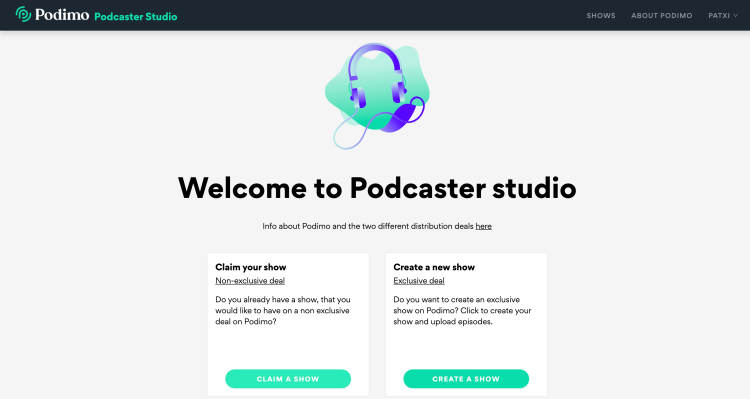 como reclamar podcast en podimo