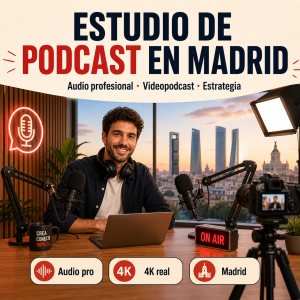 estudio de podcast en madrid centro